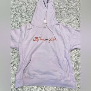 Champion Lavender Pullover Hoodie with Drawstring